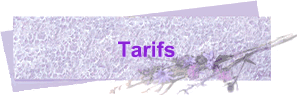 Tarifs